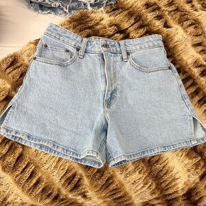 Abercrombie Light Blue Denim Women's Shorts